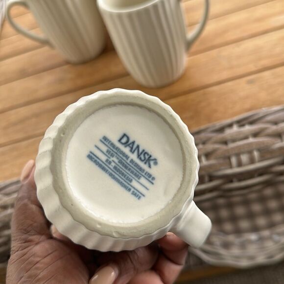 Dansk VTG Vesi Dinnerware Mug Set (6) 4 1/4” - Picture 5 of 5